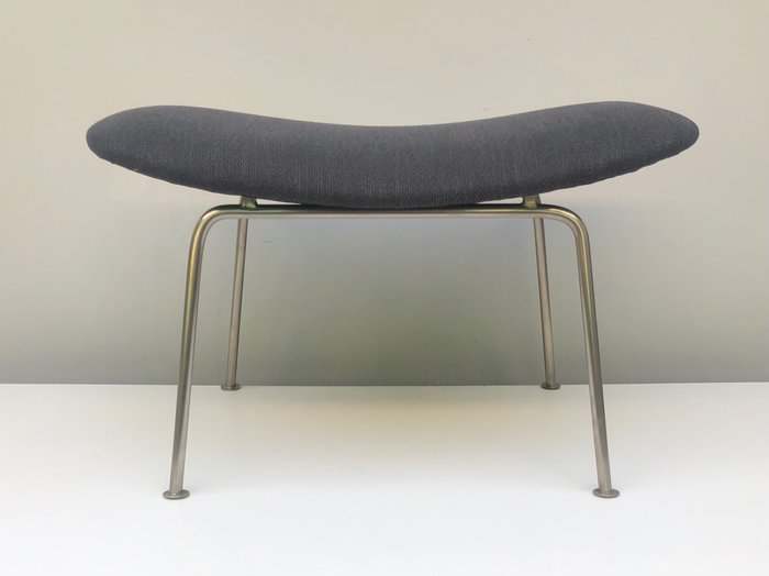 Artifort - Pierre Paulin - 无靠背长软椅 - 与蚝式表款搭配 - 纺织品, 钢