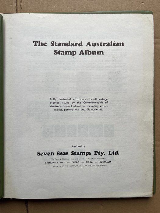 Australien 1913/1967 - Sammlung in einem standardmäßigen australischen Briefmarkenalbum