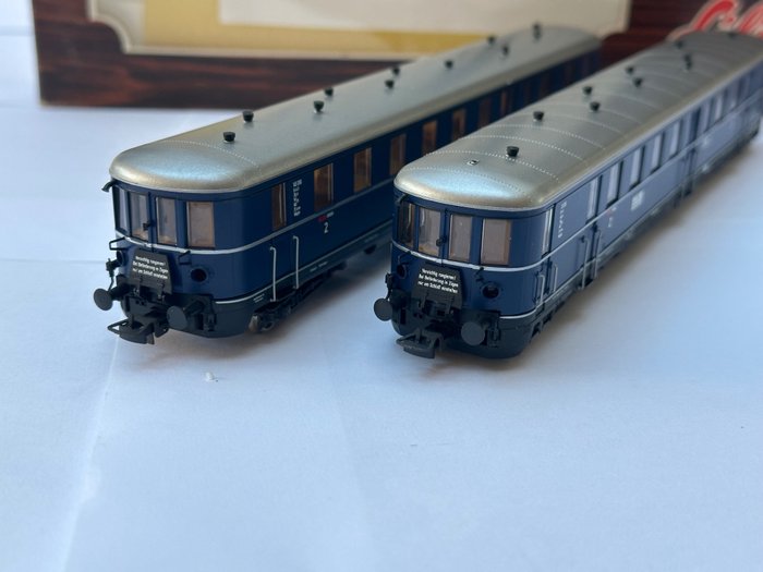 Liliput H0 - 125 03 - Comboio individual (1) - Conjunto de trens de duas partes VT 25 e VS 145 - DB