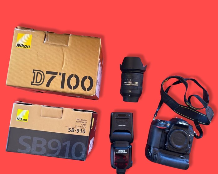 Nikon D7100+AF-S Nikkor 16-85mm f3.5-5.6G ED VR + SB910 Flash Digitaalinen peiliheijastuskamera (DSLR)