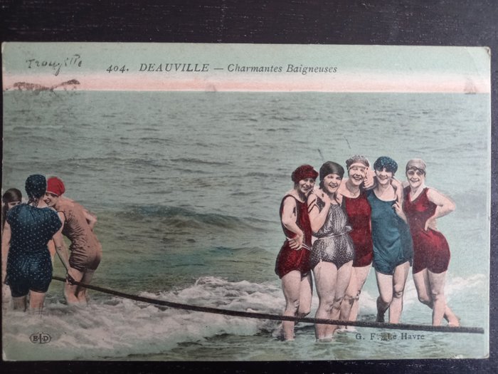Frankreich - Strandsenen - Postkarte (120) - 1903-1930