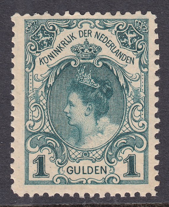 荷兰 1898 - 威廉明娜女王就职典礼 - NVPH 49