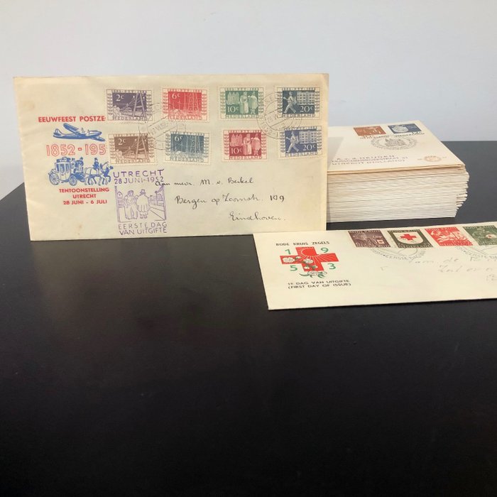 Holandia 1952/1986 - Kolekcja 81 kopert z pierwszym dniem wydania (FDC)