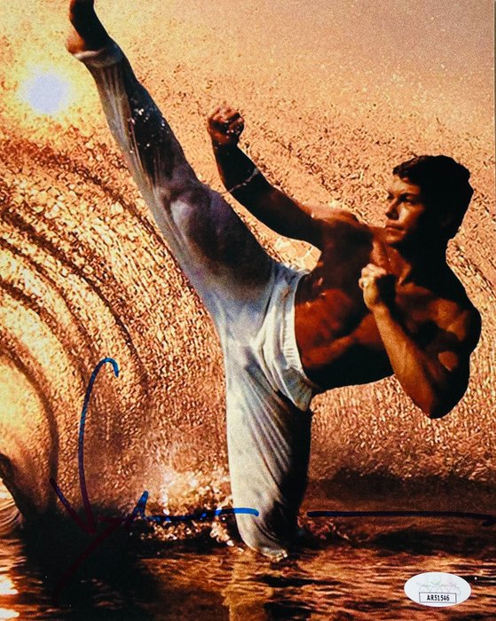Hollywood Actor - Jean-Claude Van Damme - Signed Photo 20x25 cm