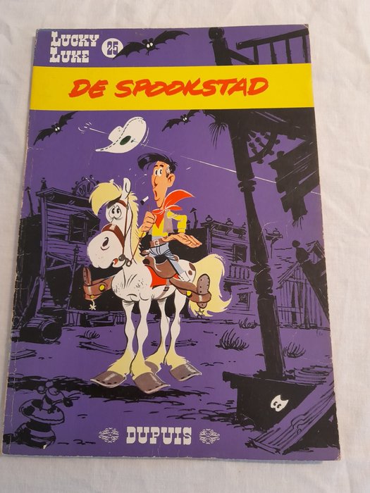 Lucky Luke 25 - De spookstad - 1 Album - Prima ediție - 1965