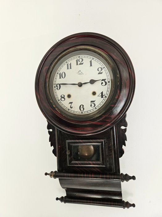 Zegar pubowy - Drewno - 1930-1940