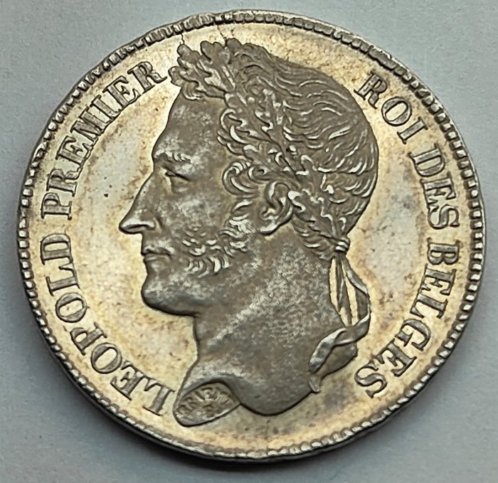 Belgio. Leopold I (1831-1865). 2 Francs 1835 - Positie A \\\\\\ - FDC kwaliteit !!!