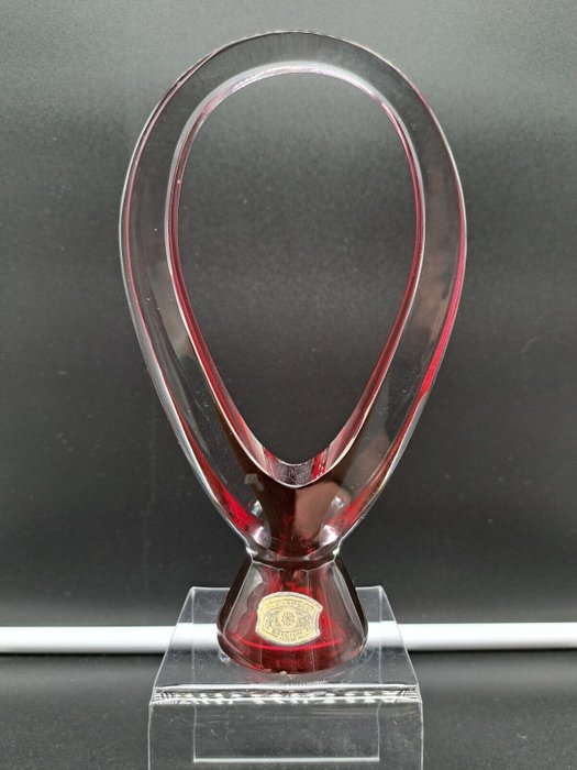 Val Saint Lambert - Escultura, Trophée - 19 cm - Vidro