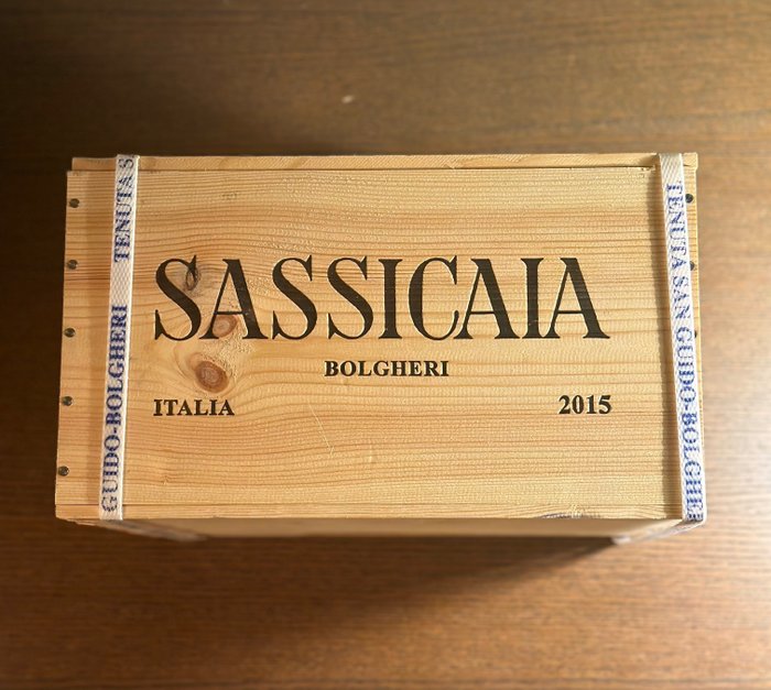 2015 Tenuta San Guido, Sassicaia - Bolgheri DOC - 6 Bottles (0.75L)