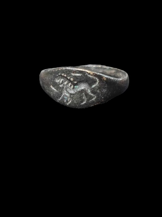 Grieks/Romeins Brons Ring  (Zonder Minimumprijs)