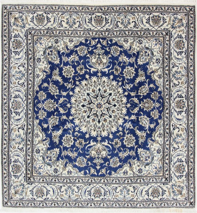 原创波斯地毯Nain 12 La Kashmari 新品 - 小地毯 - 200 cm - 192 cm