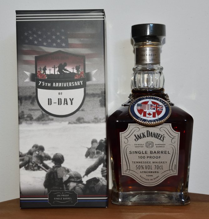 Jack Daniel's - Single Barrel 100 Proof - 75th Anniversary of D-Day  - 70 cl