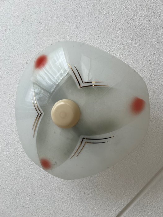 Lampada a sospensione - Lampada da soffitto vintage - Metallo, Plastica, Vetro