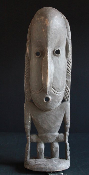 Stor hovedfigur fra Sepik - 72 cm - Papua Ny Guinea  (Ingen mindstepris)