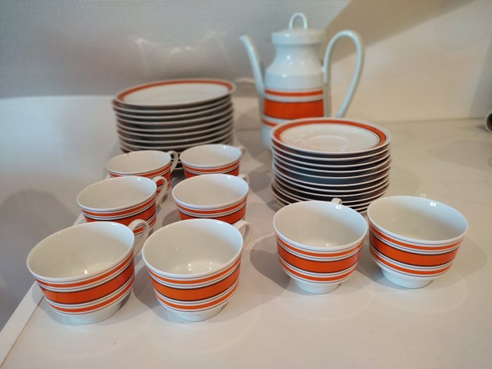 Bareuther - Bavaria - Coffee set for 10 (33) - Porcelain