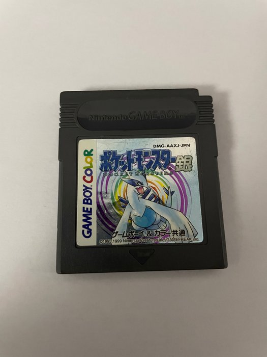Nintendo - Jeu gameboy Pokémon or et argent version japonaise - Gameboy Color - Kartridż z grą wideo - Bez oryginalnego pudełka