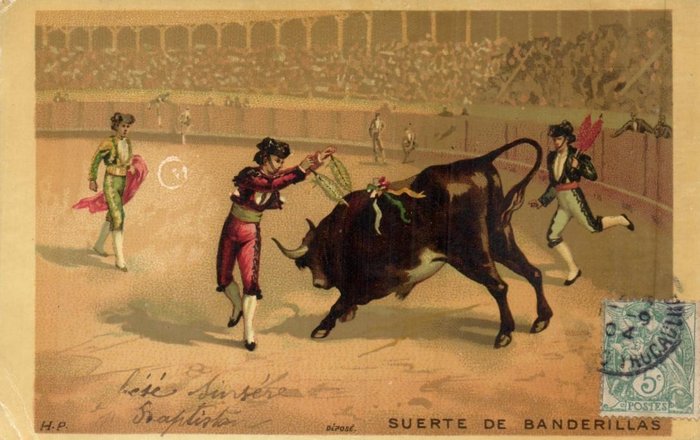 西班牙 - 斗牛 - 包括石版画、光版画和系列 - 明信片 (95) - 1900-1960