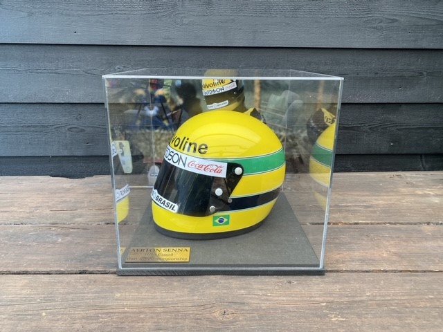 World Championship Karting - Ayrton Senna - 1979 - Replik hjälm 