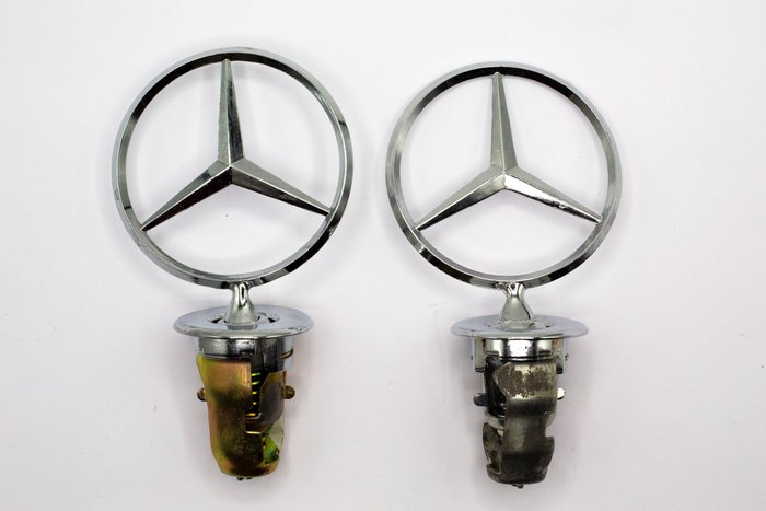 Auton maskotti (2) - Mercedes-Benz - Mercedes-benz Cofano Stern Stemma