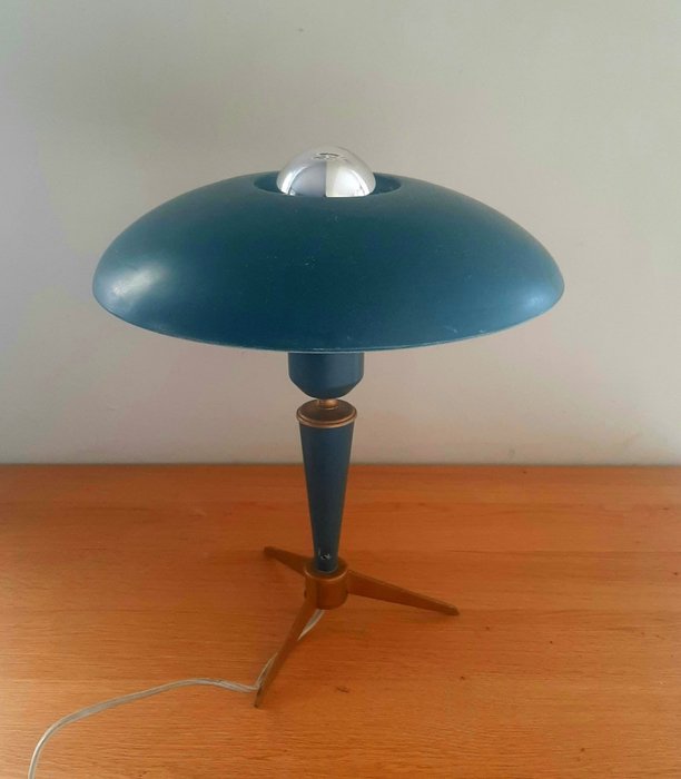 Philips Louis Kalff - Lampe de table - Bijou - Acier, Bakélite