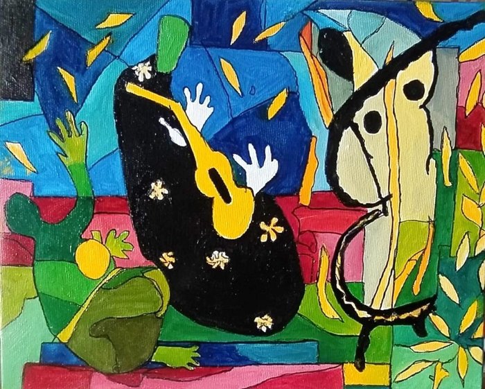 Grazia Braggion (1955) - Omaggio a Matisse tristezza del re