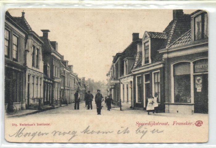 Nederländerna - Franeker - Olika gator - från olika tidsepoker - Vykort (40) - 1900-1960