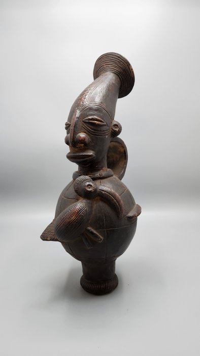 superbo vaso in vaso - Mangbetu - Repubblica Democratica del Congo  (Senza Prezzo di Riserva)