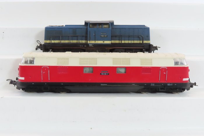 Gützold H0 - Diesellokomotive (2) - V100 und BR 118 - DR (DDR)