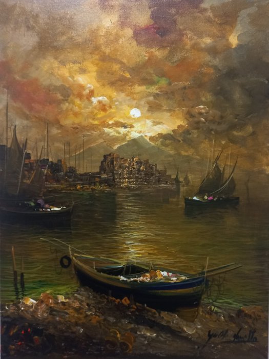 Guido Vuotto (1964) - Barca a riposo (Napoli)