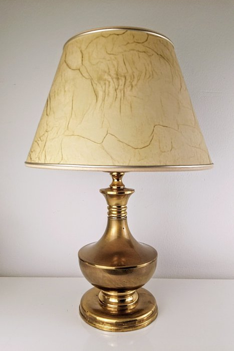 Lampada da tavolo - Lampada glamour esclusiva - 52 cm - Ottone