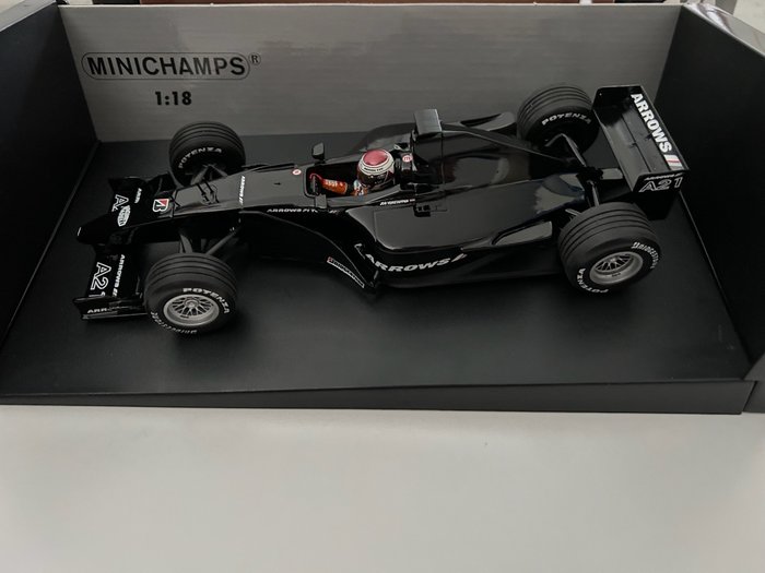 Minichamps 1:18 - 1 - 模型汽车 - Jos Verstappen Arrows A21 Test ombouw