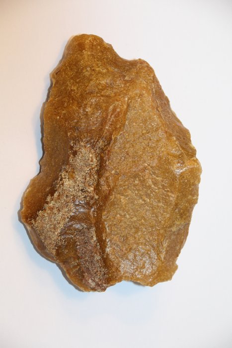 舊石器時代 燧石 奶油之書 - 130 mm  (沒有保留價)