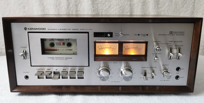 Kenwood - KX-1030 - Double Dolby System - 3 Ferrite Heads Cassette recorder-player