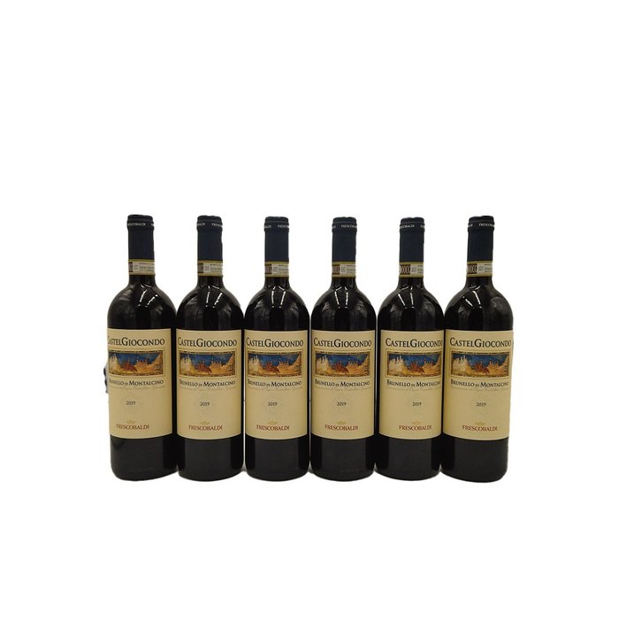 2019 Castelgiocondo, Frescobaldi - 蒙達奇諾·布魯奈羅 - 6 瓶 (0.75L)