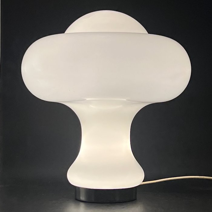 Lampa stołowa - Grzyb - Szkło