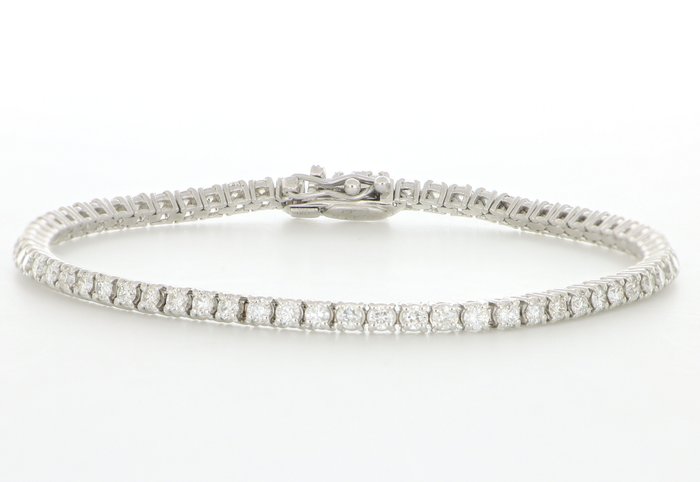 Sans Prix de Réserve - Capri Gold - Bracelet - Belvedere - 18 carats Or blanc -  4.00 tw. Diamant  (Naturelle) 
