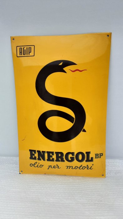 Sign - Agip - Energol, olio per motori