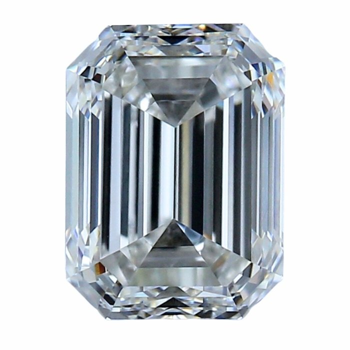 1 pcs Diamant - 2.01 ct - Smaragd - G - VS1