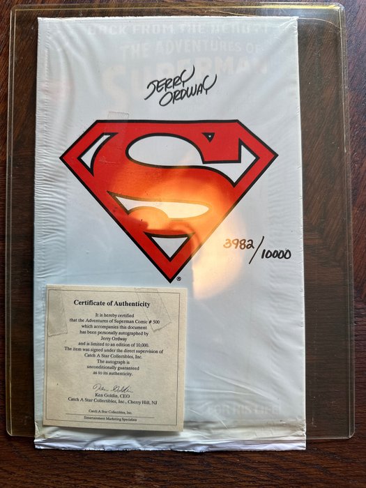 Superman 3982/10000 - Superman- Back from the dead - 1 Comic - Περιορισμένη και αριθμημένη έκδοση - 1993