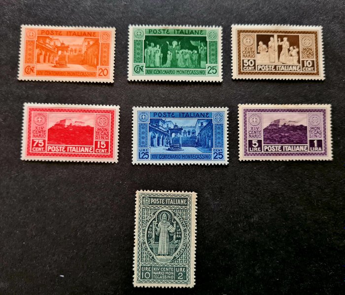 Königreich Italien  - Briefmarken in Serien und Einzelstücken