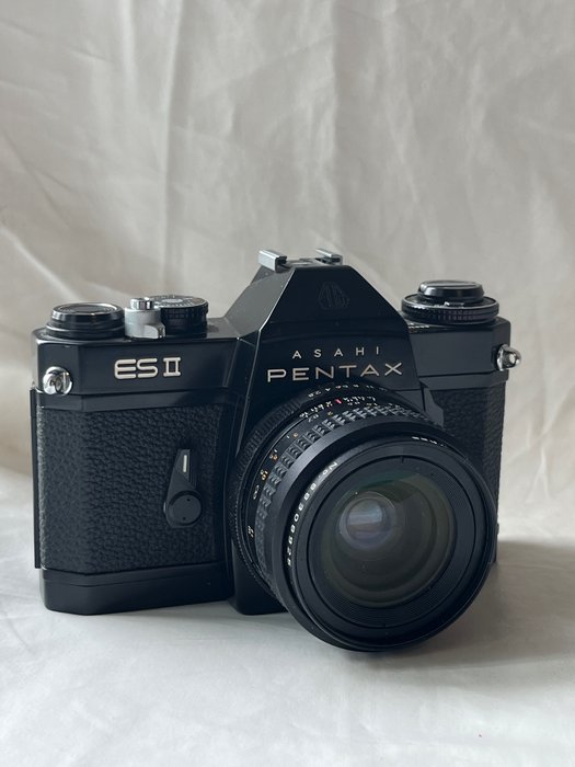 Pentax ES II met 28 mm 2.8 lens , 1973 Egylencsés reflex fényképezőgép (SLR)