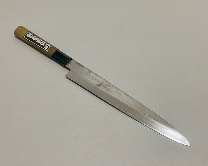 越後玉三郎 Echigo Tamasaburou - 廚刀 - 日本古董刀。 - 鋼哈根 - 日本