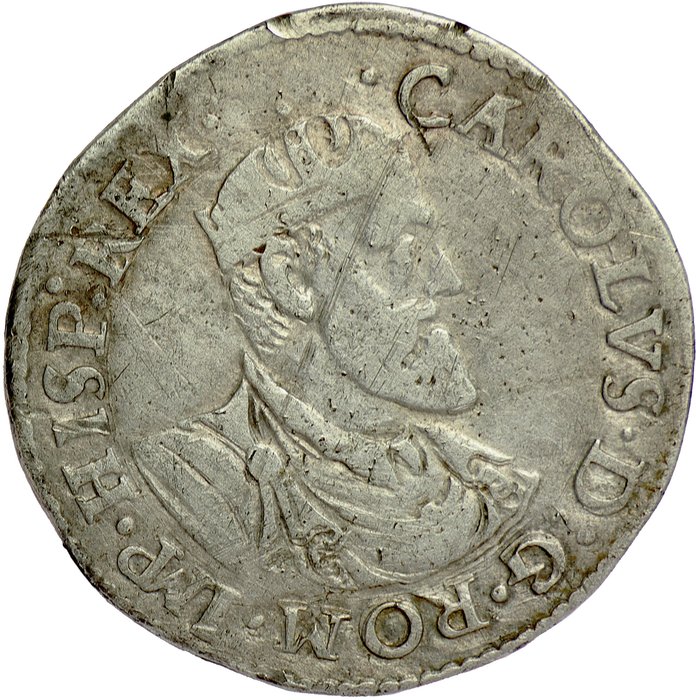 西属尼德兰， 布拉班特，安特卫普. Karl V. (1519-1556). Karolus n.d. (1552-1556)
