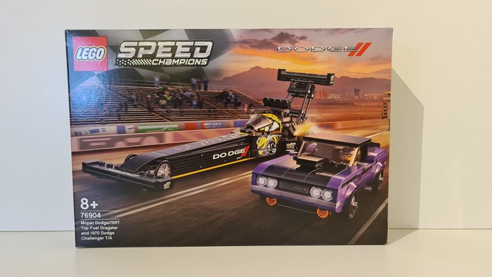 Lego - Speed Champions - 76904 - Mopar Dodge//SRT Top Fuel Dragster and 1970 Dodge Challenger T/A