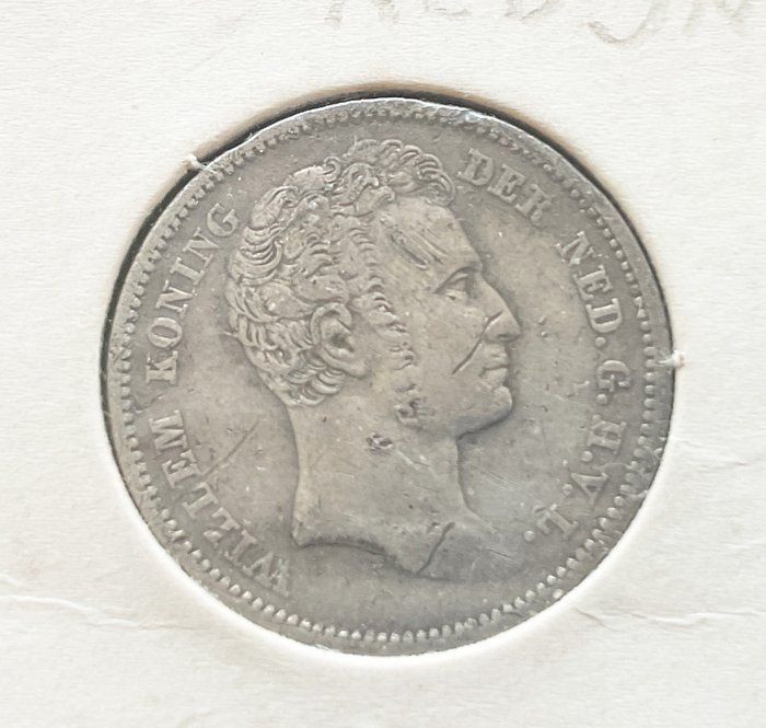 Pays-Bas, Indes orientales néerlandaises. Willem I (1813-1840). 1/4 Gulden 1826  (Sans Prix de Réserve)