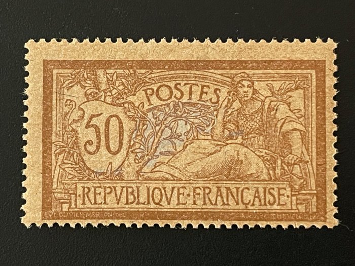 法國  - 1900 年默森 120d 號簽名為卡爾維斯。 - Yvert
