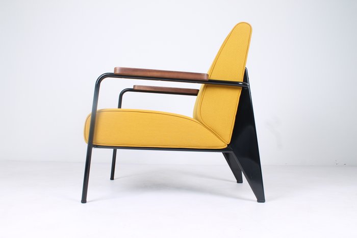 Vitra - Jean Prouvé - 扶手椅子 - 福特伊沙龙 - 钢, 泡沫、织物