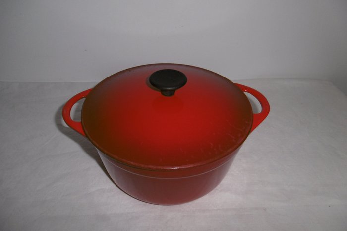 COUSANCES (Le Creuset) - 砂锅 - 红色搪瓷铸铁