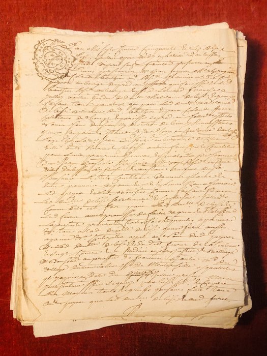 Anonyme - Archives de la Généralité de Moulins [Allier] - 1770