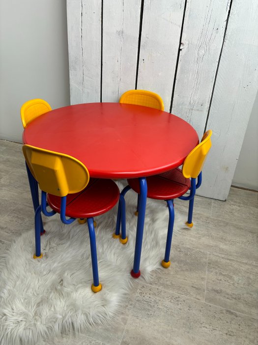 Ikea - Knut en Marianne Hagberg - 儿童座椅 (5) - 谜 - 塑料, 钢